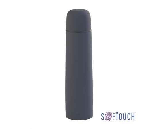 Термос 'Родос' 1000 мл, покрытие soft touch, серый, Цвет: серый