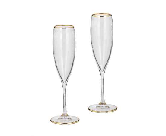 Набор для шампанского 'Шампань', 2 фужера, прозрачный, Цвет: прозрачный