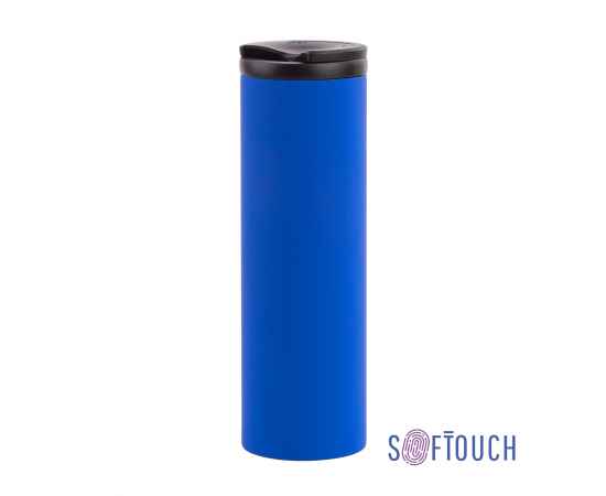 Термостакан 'Брайтон' 500 мл, покрытие soft touch, синий, Цвет: синий