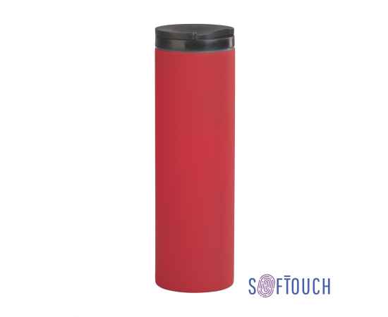 Термостакан 'Брайтон' 500 мл, покрытие soft touch, красный, Цвет: красный