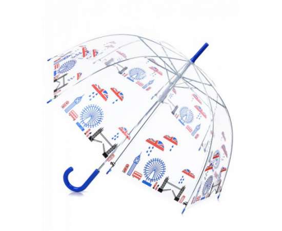 Зонт прозрачный с индивидуальной печатью под заказ