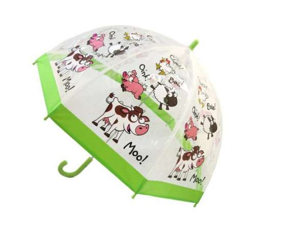 Зонт прозрачный с индивидуальной печатью под заказ, изображение 2