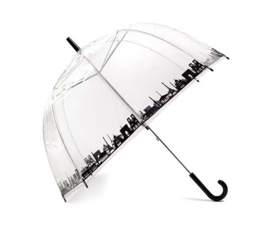 Зонт прозрачный с индивидуальной печатью под заказ, изображение 4