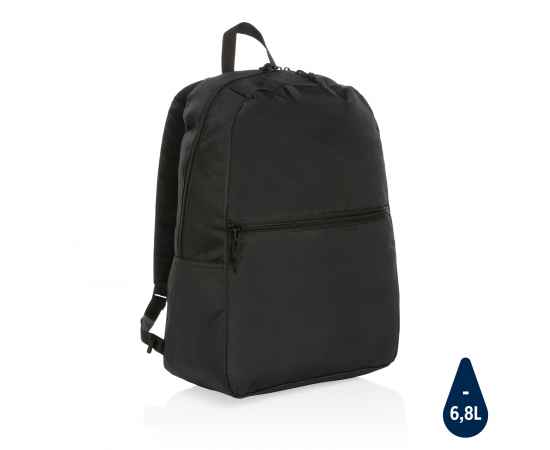 Легкий рюкзак Impact из RPET AWARE™, Черный, Цвет: черный, Размер: Длина 31 см., ширина 17 см., высота 44 см.