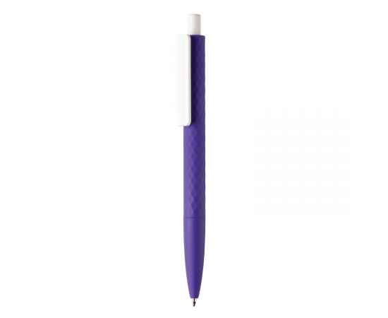 Ручка X3 Smooth Touch, Белый, Цвет: фиолетовый, белый, Размер: , высота 14 см., диаметр 1 см.