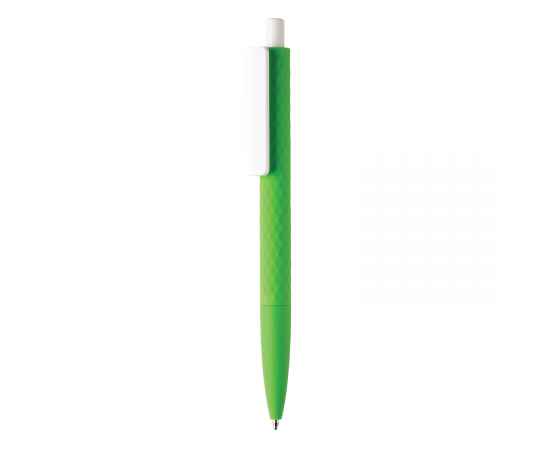 Ручка X3 Smooth Touch, Белый, Цвет: зеленый, белый, Размер: , высота 14 см., диаметр 1 см.