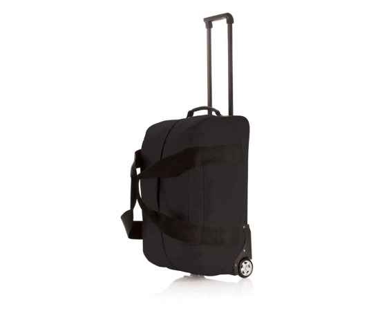 Дорожная сумка на колесах Basic, Черный, Цвет: черный, Размер: Длина 62 см., ширина 31 см., высота 32 см.