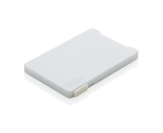 Держатель RFID для пяти карт, белый, белый, Цвет: белый, Размер: Длина 9,4 см., ширина 6,5 см., высота 0,5 см.