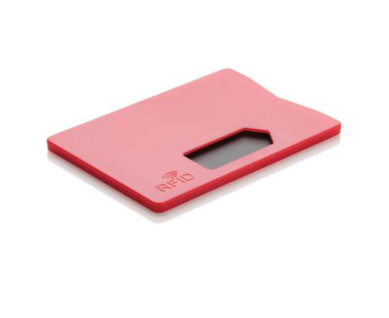 Держатель для карт RFID, красный, красный,, Цвет: красный, Размер: Длина 9 см., ширина 6,4 см., высота 0,4 см.
