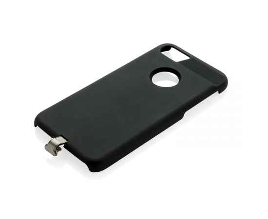 Чехол для беспроводной зарядки iPhone 6/7, черный,, Цвет: черный, Размер: Длина 7 см., ширина 0,9 см., высота 14 см.