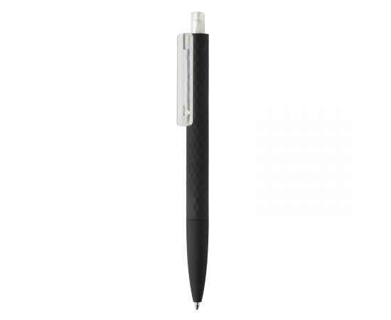 Черная ручка X3 Smooth Touch, Черный, Цвет: прозрачный, черный, Размер: , высота 14 см., диаметр 1 см.