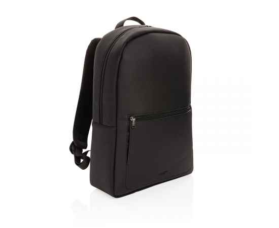 Рюкзак для ноутбука Swiss Peak Deluxe из экокожи (без ПВХ), Черный, Цвет: черный, Размер: Длина 49 см., ширина 30 см., высота 11 см.