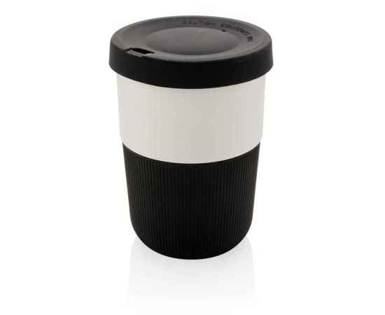 Стакан из PLA для кофе с собой 380 мл, Черный, Цвет: черный, Размер: , высота 11,5 см., диаметр 8,6 см.