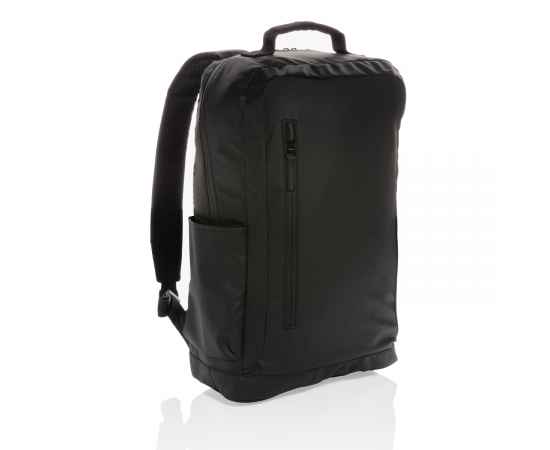 Рюкзак для ноутбука 15.6' Fashion Black (без содержания ПВХ), Черный, Цвет: черный, Размер: Длина 28,5 см., ширина 13,5 см., высота 45 см.