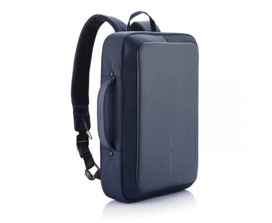 Сумка-рюкзак Bobby Bizz с защитой от карманников, Синий, Цвет: синий, черный, Размер: Длина 28 см., ширина 10 см., высота 41 см.