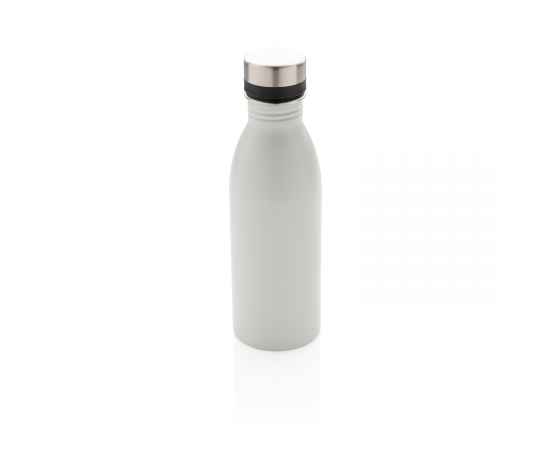 Бутылка для воды Deluxe из нержавеющей стали, 500 мл, Кремовый, Цвет: кремовый, Размер: , высота 21,5 см., диаметр 6,6 см.