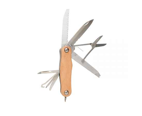 Карманный нож Wood, Коричневый, Цвет: коричневый, Размер: Длина 10,2 см., ширина 2,7 см., высота 2,3 см.
