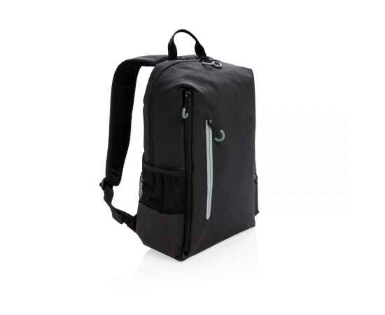 Рюкзак для ноутбука Lima 15' с RFID защитой и разъемом USB, Черный, Цвет: черный, серый, Размер: Длина 29 см., ширина 12 см., высота 41 см.