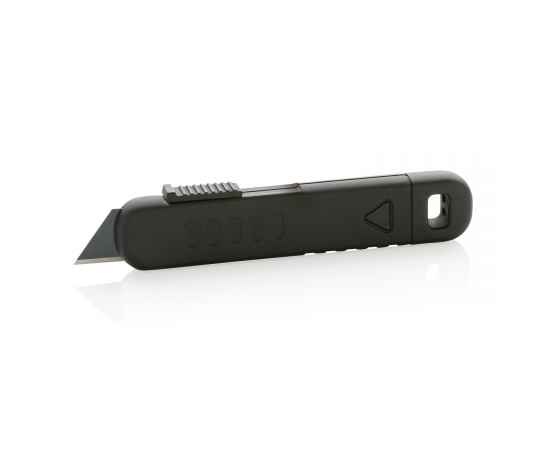 Безопасный строительный нож для посылок, Черный, Цвет: черный, Размер: Длина 12,8 см., ширина 2,6 см., высота 1,3 см.