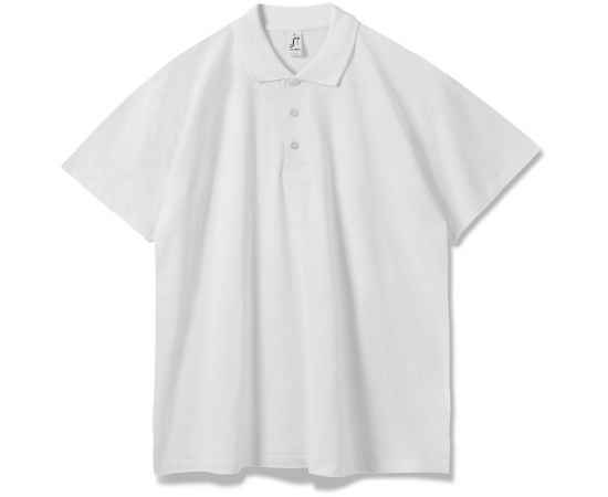 Рубашка поло мужская Summer 170 белая, размер XS, Цвет: белый, Размер: XS