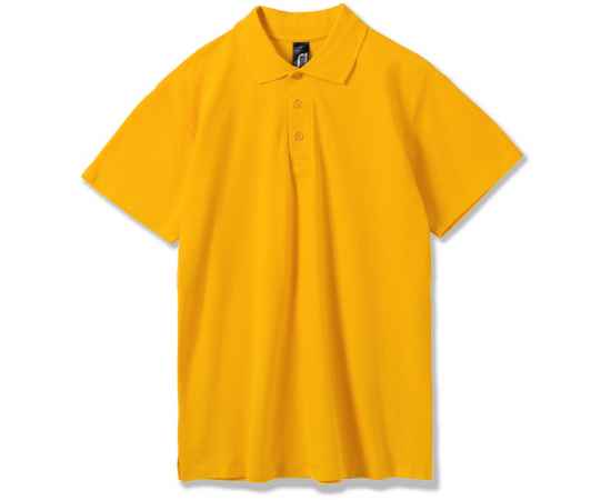 Рубашка поло мужская Summer 170 желтая, размер XXL, Цвет: желтый, Размер: XXL