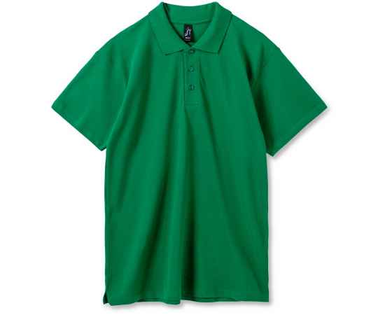 Рубашка поло мужская Summer 170 ярко-зеленая, размер XS, Цвет: зеленый, Размер: XS