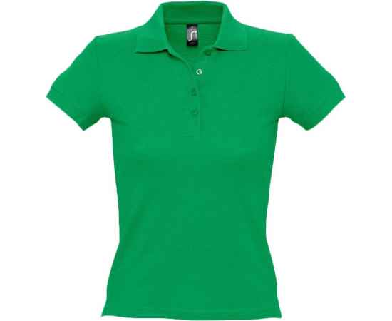 Рубашка поло женская People 210, ярко-зеленая G_1895.921, Цвет: зеленый, Размер: S