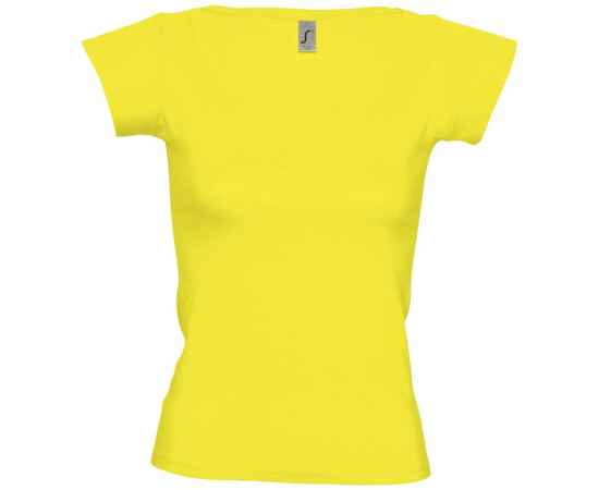 Футболка женская с глубоким вырезом Melrose 150 лимонно-желтая, размер S, Цвет: лимонный, Размер: S