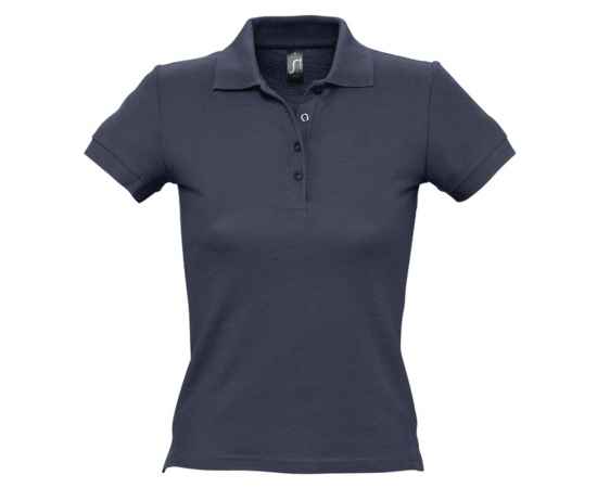 Рубашка поло женская People 210, темно-синяя (navy) G_1895.405, Цвет: синий, темно-синий, Размер: XXL