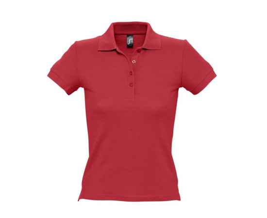 Рубашка поло женская People 210, красная G_1895.501, Цвет: красный, Размер: S