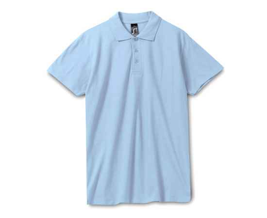 Рубашка поло мужская Spring 210, голубая G_1898.144, Цвет: голубой, Размер: XL