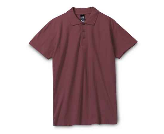 Рубашка поло мужская Spring 210, бордовая G_1898.555, Цвет: бордо, Размер: XXL