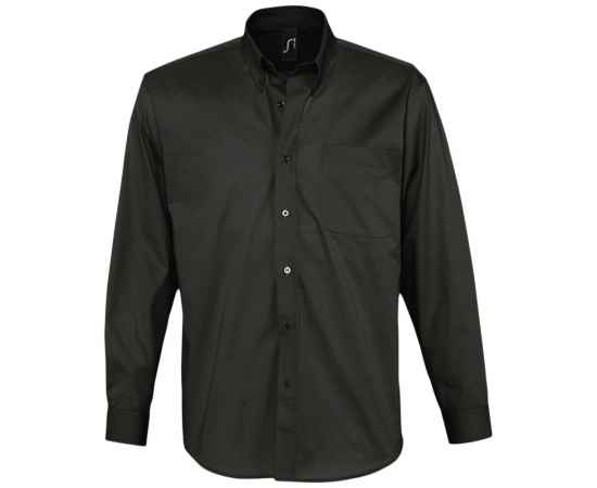 Рубашка мужская с длинным рукавом Bel Air черная, размер 4XL, Цвет: черный, Размер: 4XL