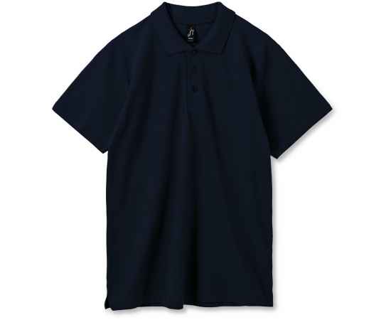 Рубашка поло мужская Summer 170 темно-синяя (navy), размер XXL, Цвет: темно-синий, Размер: XXL