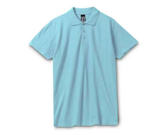 Рубашка поло мужская Spring 210, бирюзовая G_1898.425, Цвет: бирюзовый, Размер: XXL