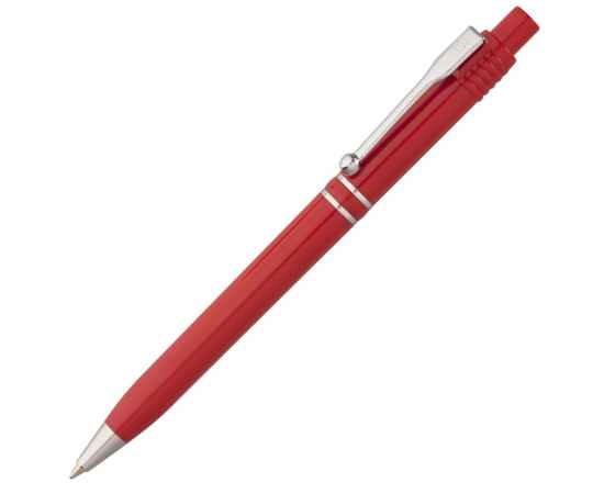 Ручка шариковая Raja Chrome, красная, Цвет: красный, Размер: 14х1 см