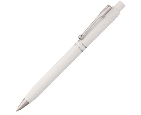 Ручка шариковая Raja Chrome, белая, Цвет: белый, Размер: 14х1 см