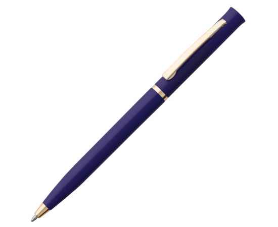 Ручка шариковая Euro Gold, синяя, Цвет: синий, Размер: 13