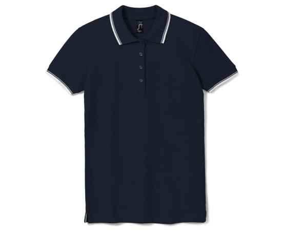 Рубашка поло женская Practice Women 270, темно-синяя с белым G_6084.401, Цвет: темно-синий, Размер: S
