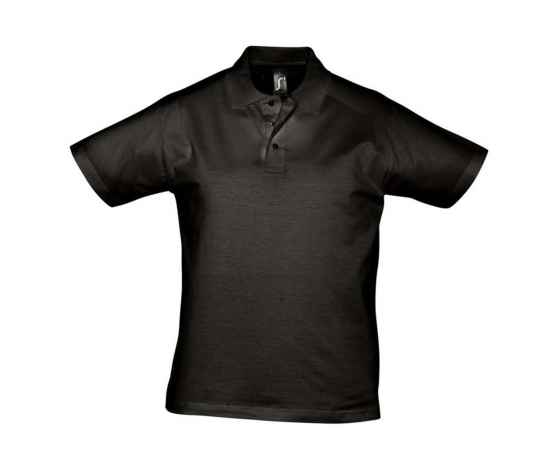 Рубашка поло мужская Prescott Men 170, черная G_6086.301, Цвет: черный, Размер: S
