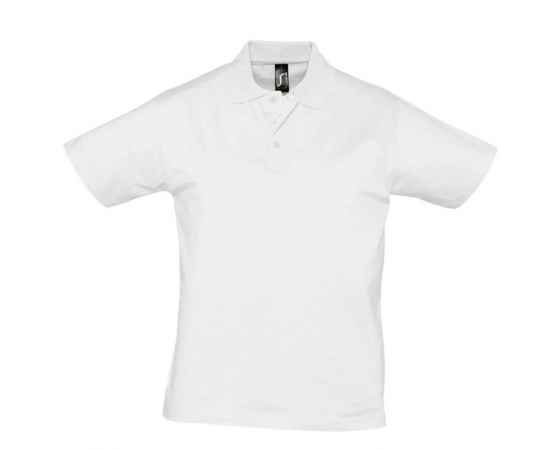 Рубашка поло мужская Prescott Men 170, белая G_6086.601, Цвет: белый, Размер: S