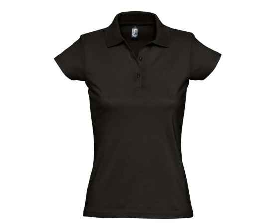 Рубашка поло женская Prescott Women 170, черная G_6087.304, Цвет: черный, Размер: XL