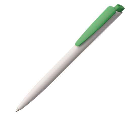 Ручка шариковая Senator Dart Polished, бело-зеленая, Цвет: зеленый, Размер: 14