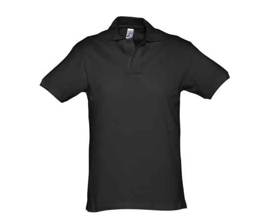 Рубашка поло мужская Spirit 240, черная G_5423.305, Цвет: черный, Размер: XXL