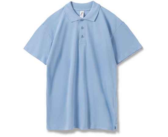 Рубашка поло мужская Summer 170 голубая, размер XXL, Цвет: голубой, Размер: XXL