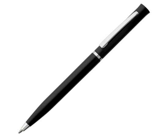 Ручка шариковая Euro Chrome, черная, Цвет: черный, Размер: 13
