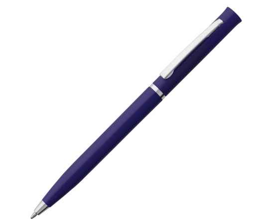 Ручка шариковая Euro Chrome, синяя, Цвет: синий, Размер: 13