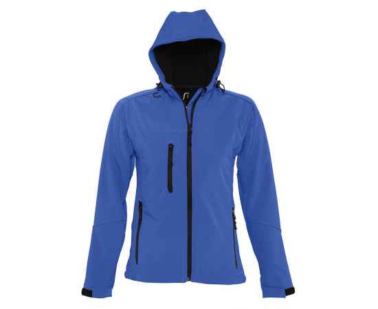 Куртка женская с капюшоном Replay Women ярко-синяя, размер S, Цвет: синий, Размер: S