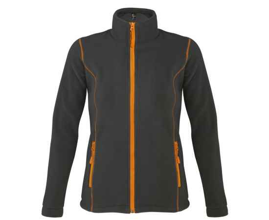 Куртка женская Nova Women 200, темно-серая с оранжевым, размер M, Цвет: серый, Размер: M