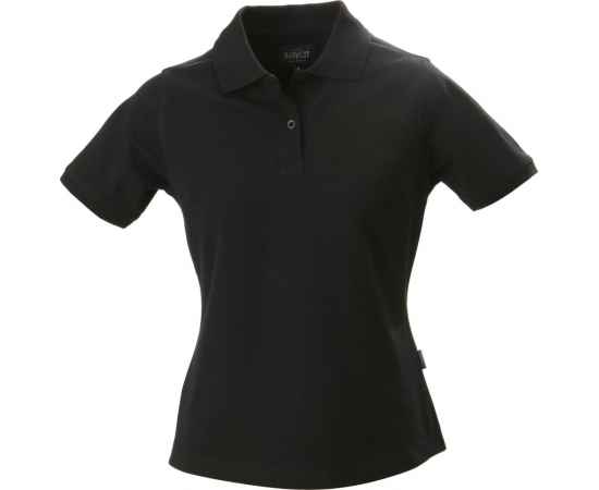 Рубашка поло стретч женская Albatross, черная G_6548.301, Цвет: черный, Размер: S
